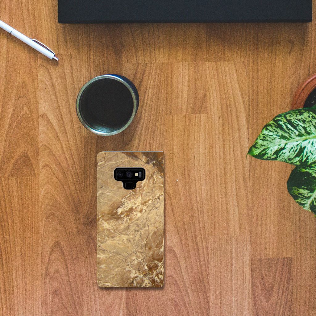 Samsung Galaxy Note 9 Standcase Marmer Creme