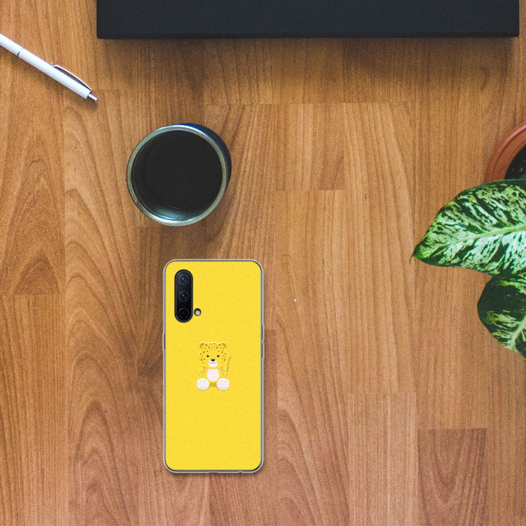 OnePlus Nord CE 5G Telefoonhoesje met Naam Baby Leopard B2C Telecom