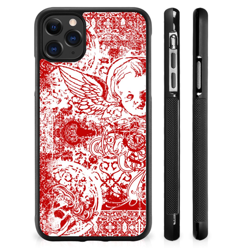 Mobiel Case Apple iPhone 11 Pro Max Angel Skull Rood B2C Telecom