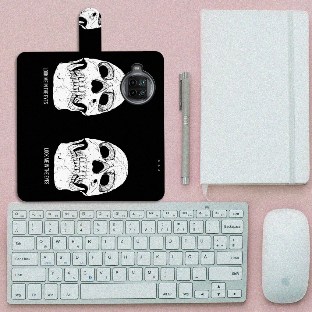 Telefoonhoesje met Naam Xiaomi Mi 10T Lite Skull Eyes