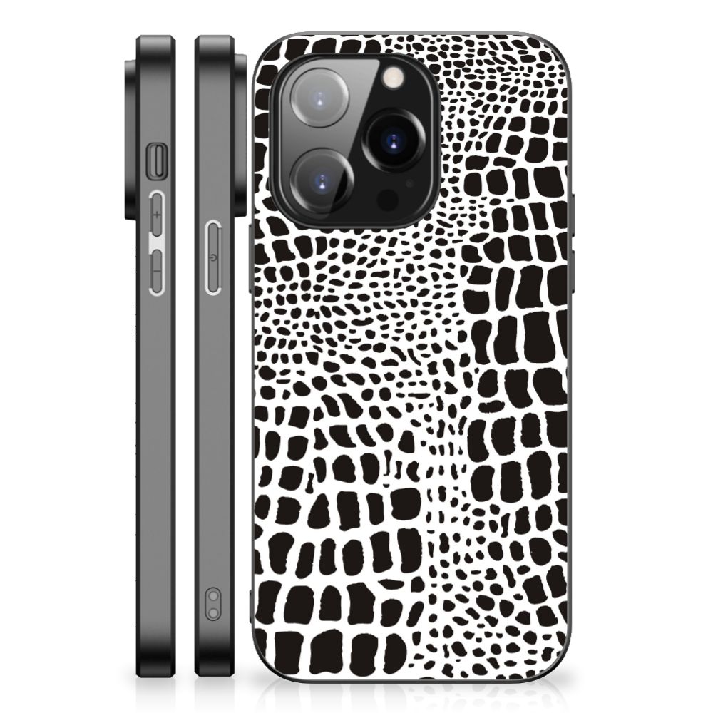 iPhone 14 Pro Dierenprint Telefoonhoesje Slangenprint