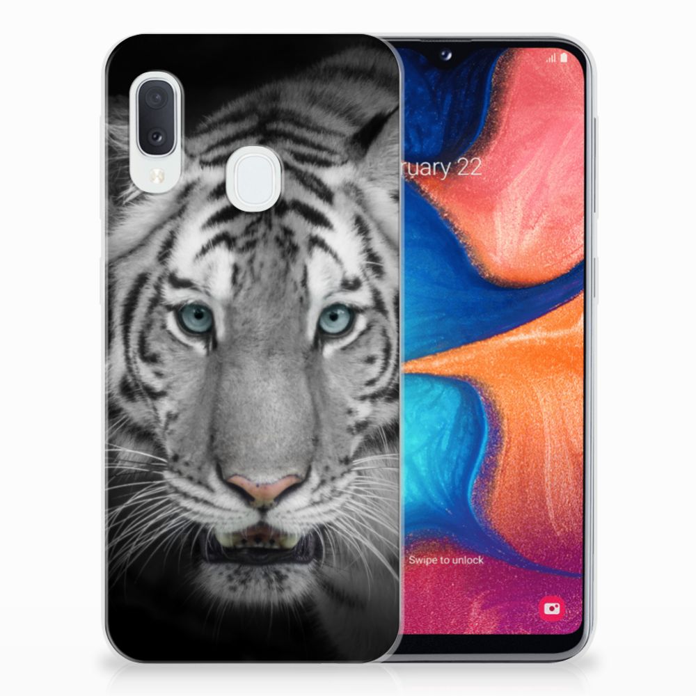 Samsung Galaxy A20e TPU Hoesje Tijger