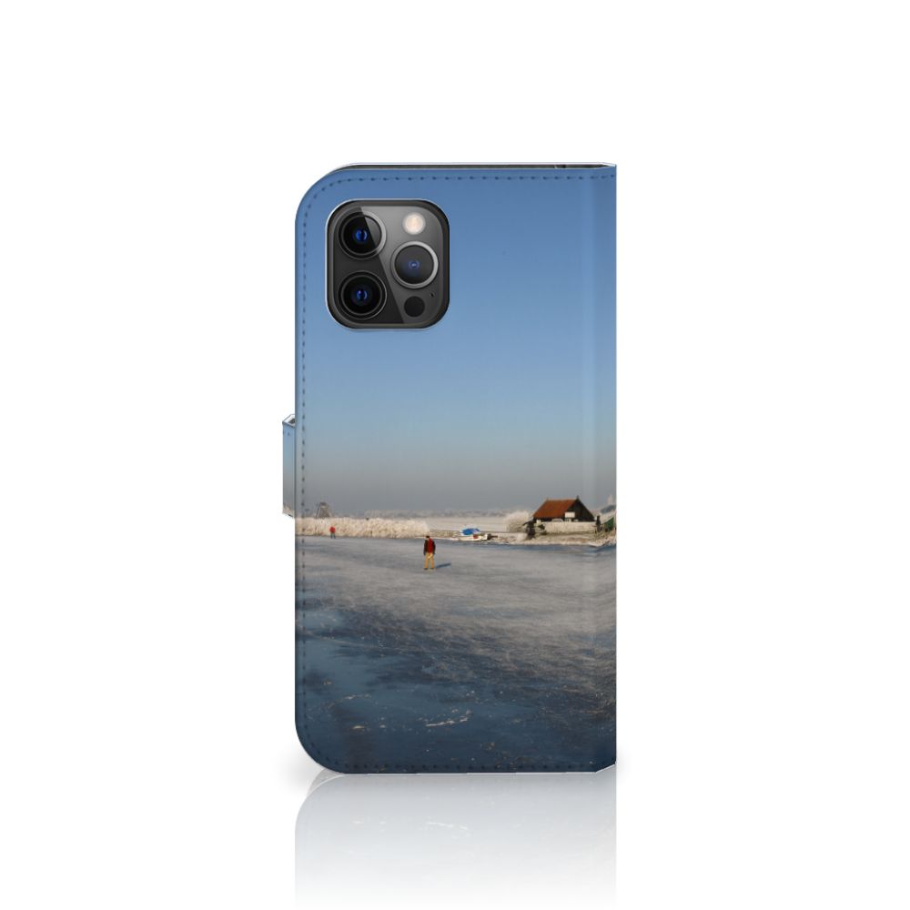 Apple iPhone 12 Pro Max Flip Cover Schaatsers
