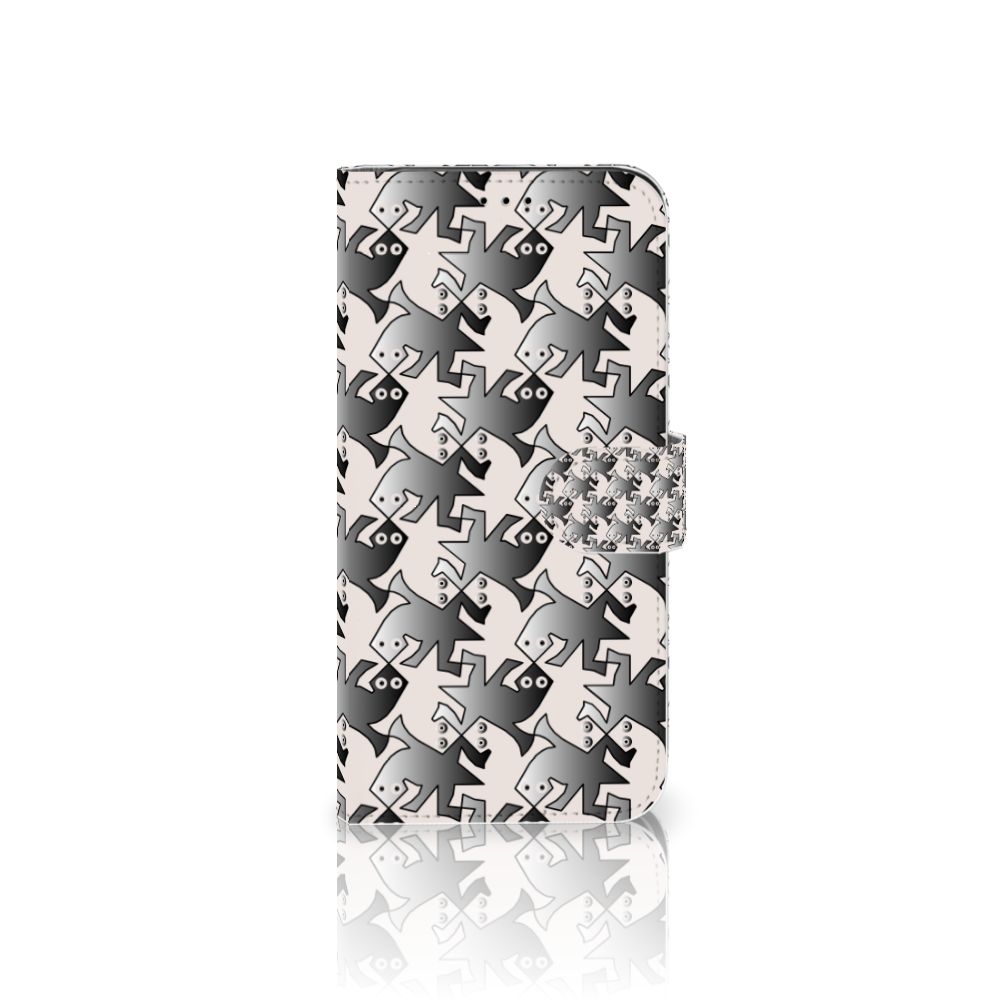 Apple iPhone 11 Pro Max Telefoonhoesje met Pasjes Salamander Grey