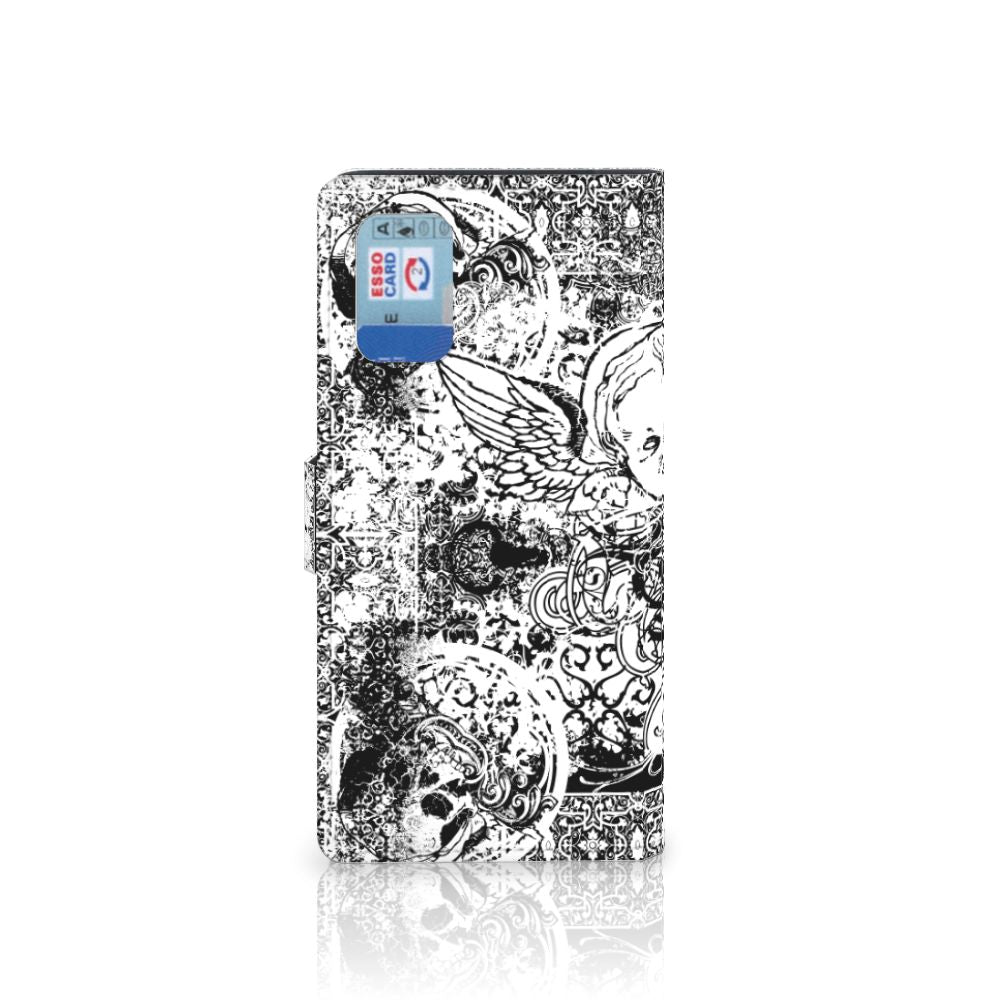 Telefoonhoesje met Naam Samsung Galaxy A02s | M02s Skulls Angel