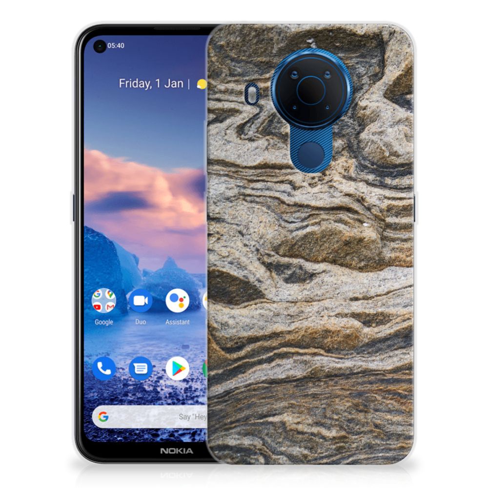 Nokia 5.4 TPU Siliconen Hoesje Steen