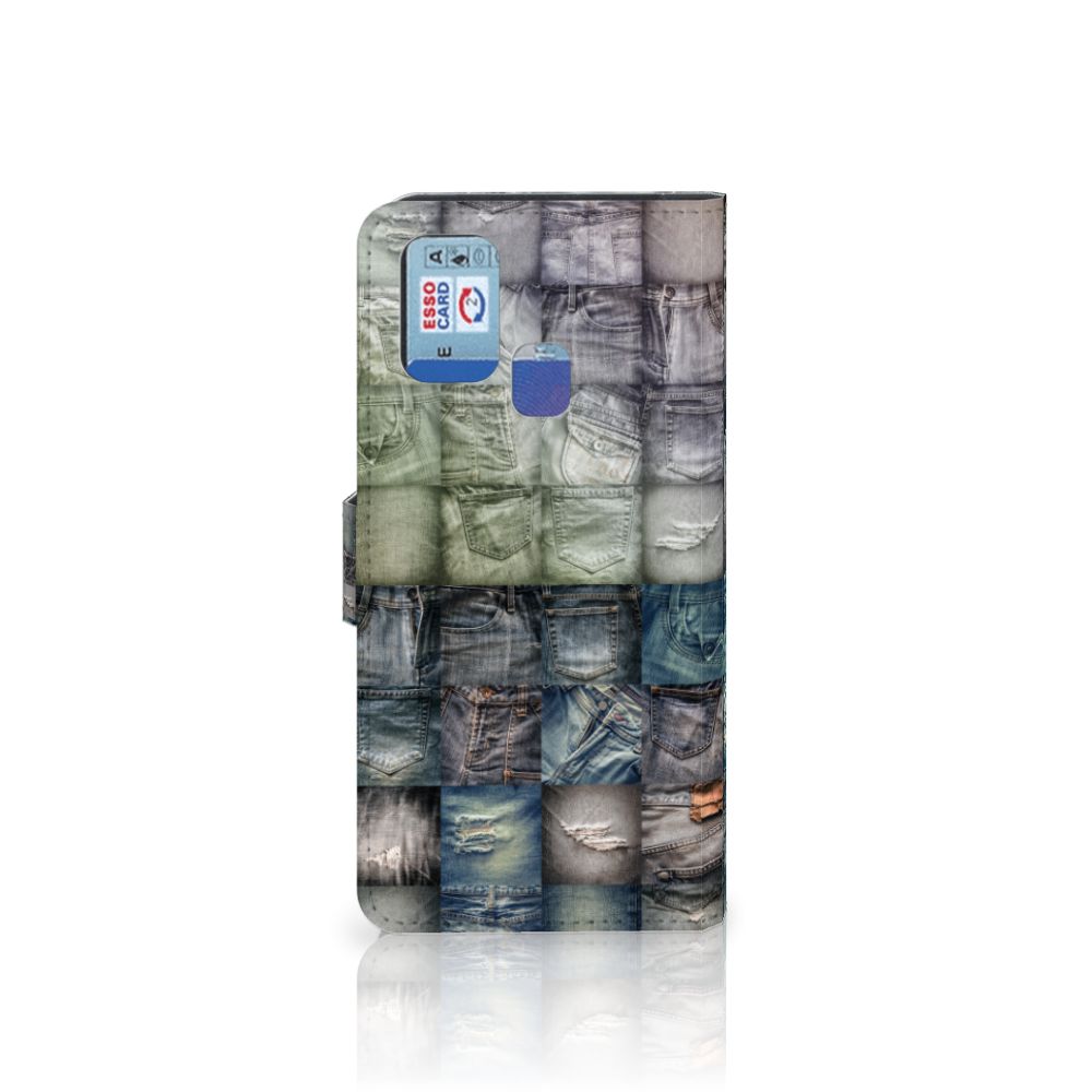 Wallet Case met Pasjes Samsung Galaxy M31 Spijkerbroeken