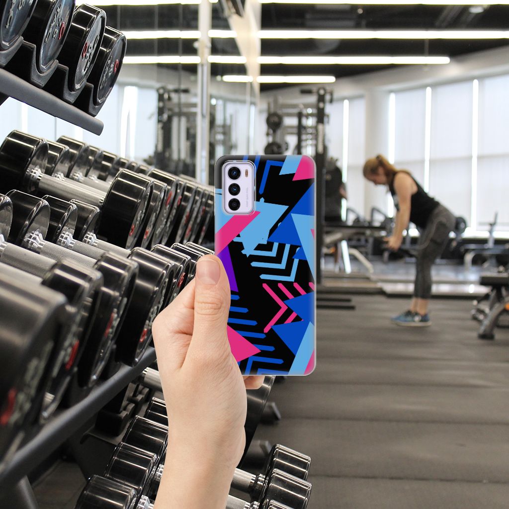 Motorola Moto G42 TPU Hoesje Funky Triangle B2C Telecom
