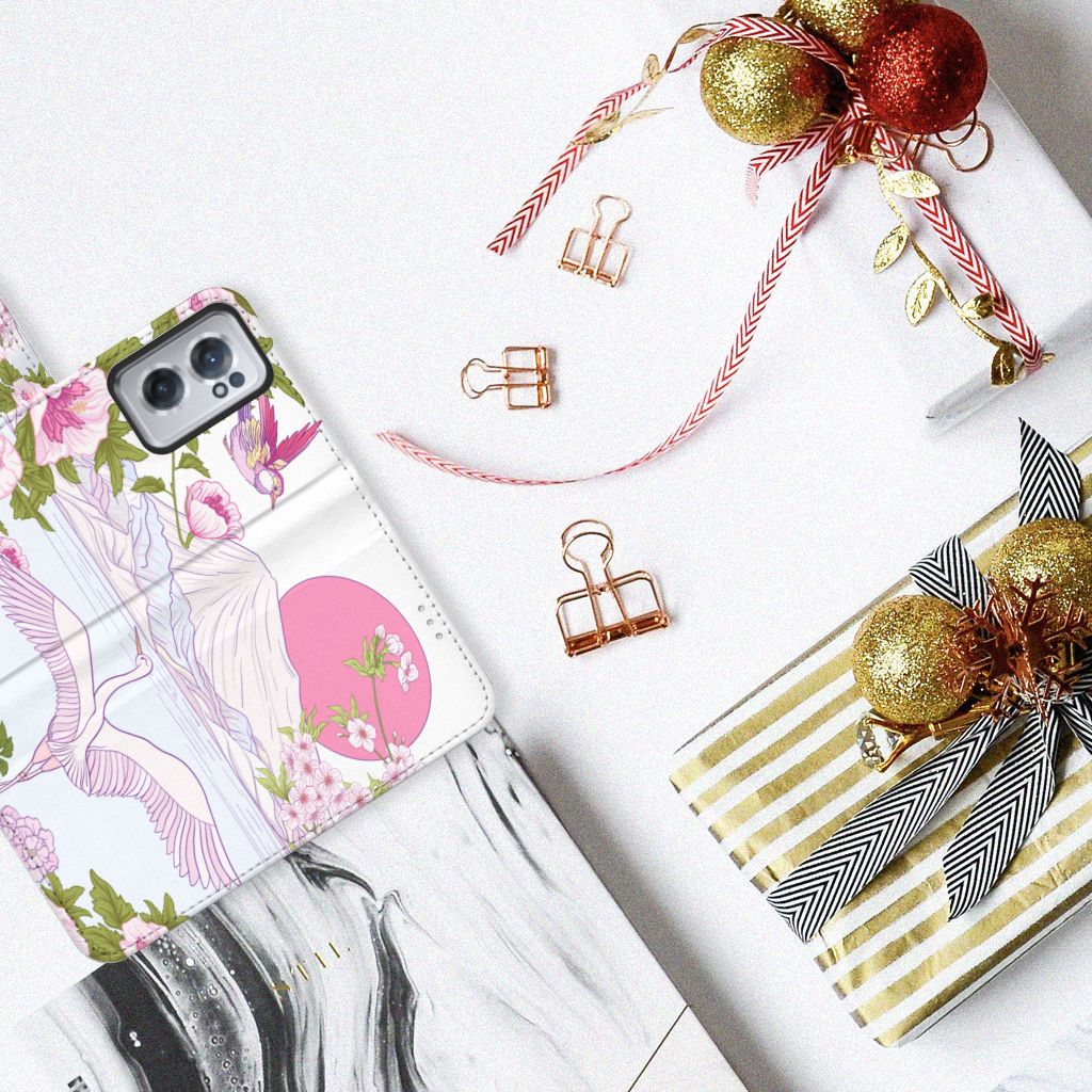 OnePlus Nord CE 2 Telefoonhoesje met Pasjes Bird Standing