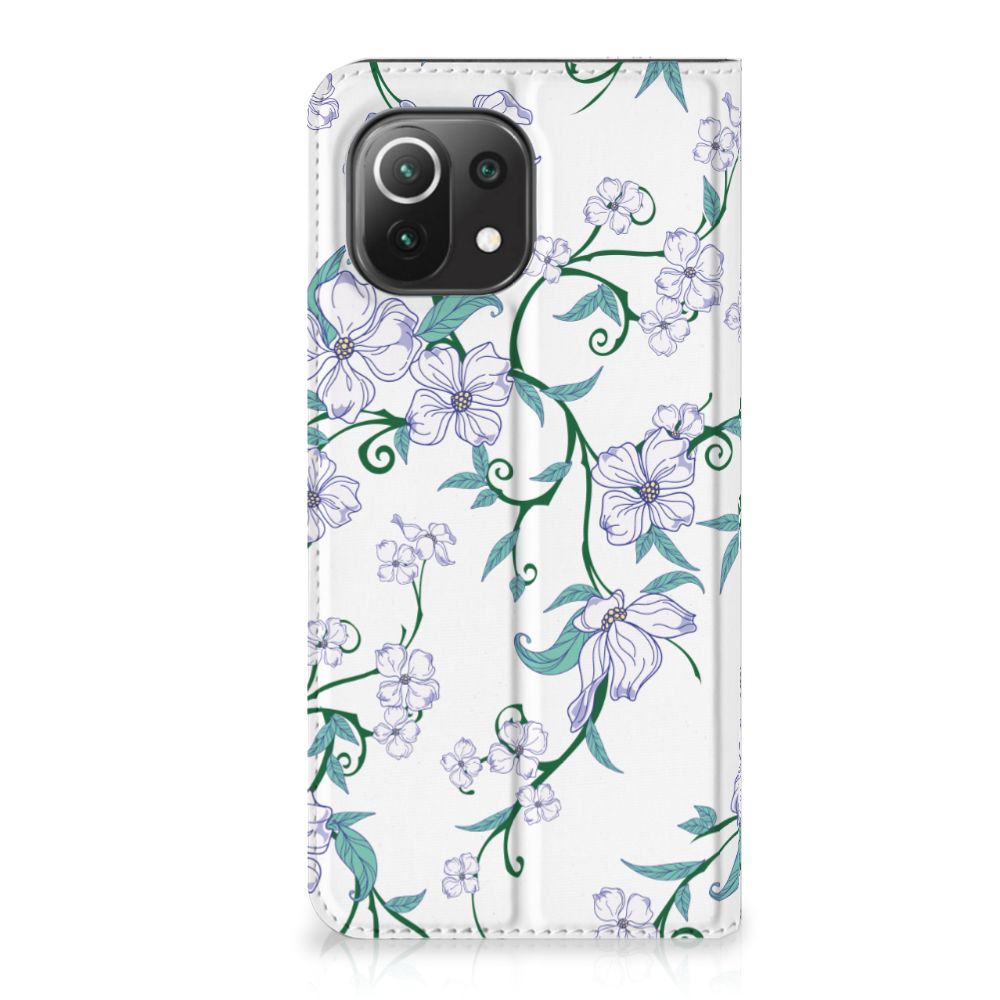 Xiaomi 11 Lite NE 5G | Mi 11 Lite Uniek Smart Cover Blossom White - B2C Telecom