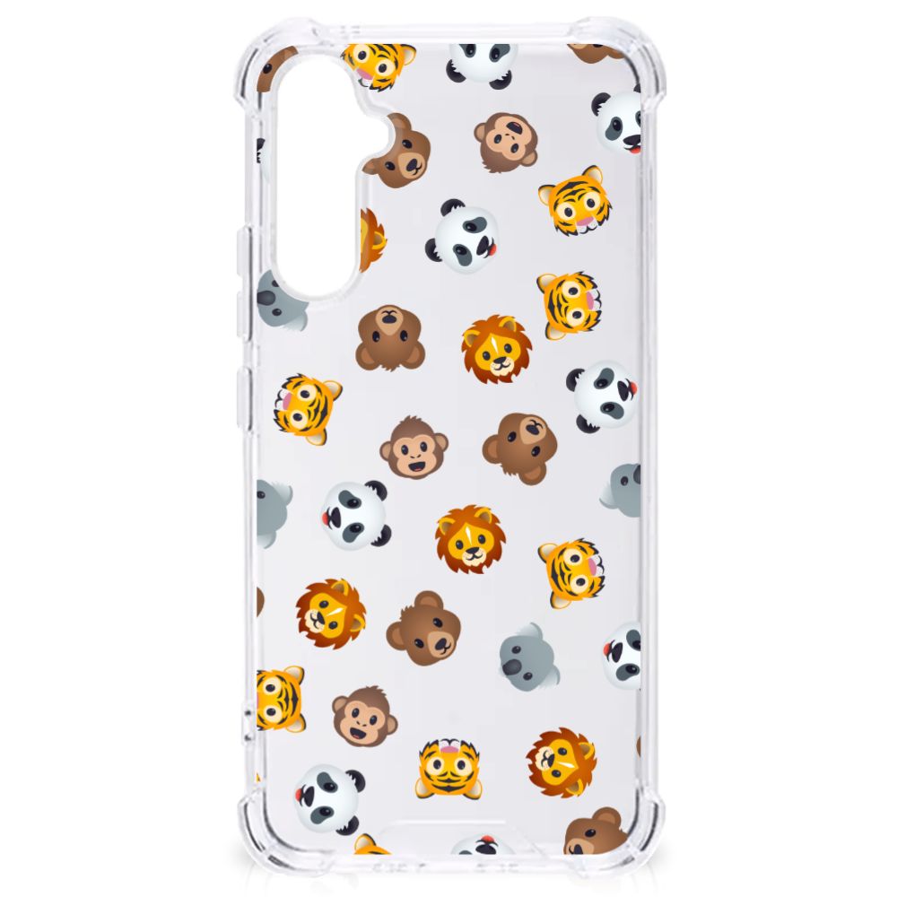 Doorzichtige Silicone Hoesje voor Samsung Galaxy A34 Dieren Emojis B2C Telecom