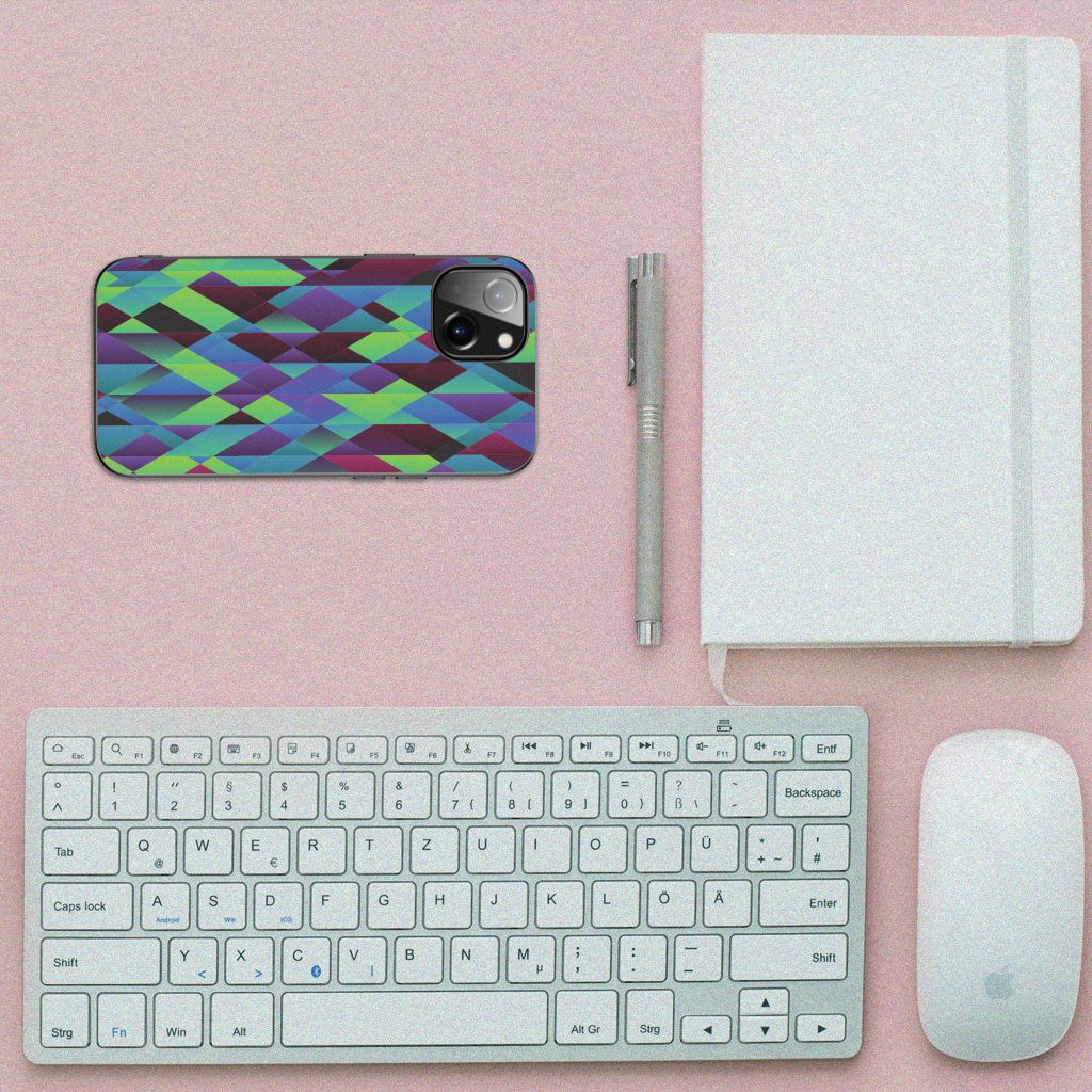 Apple iPhone 13 Backcover Abstract Green Blue B2C Telecom