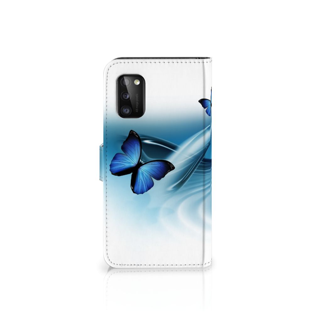 Samsung Galaxy A41 Telefoonhoesje met Pasjes Vlinders