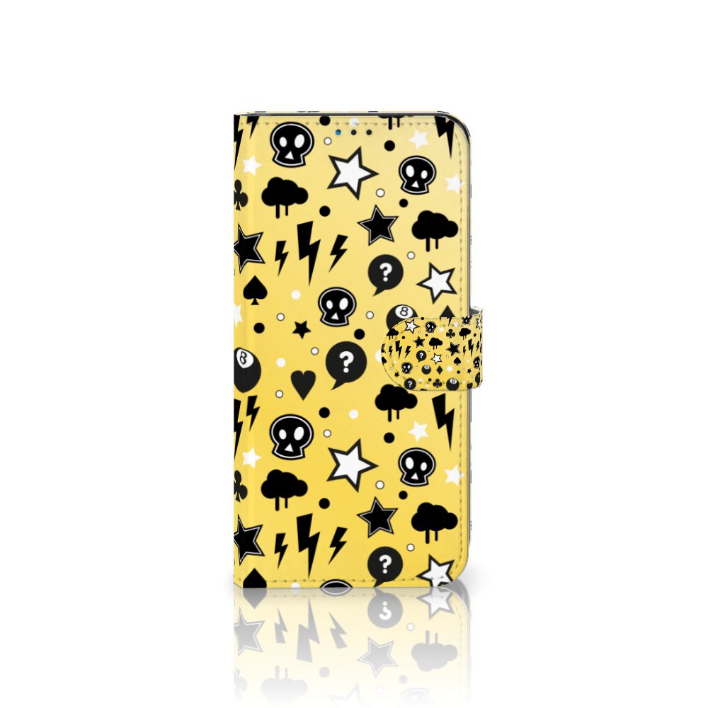 Telefoonhoesje met Naam Motorola Moto G9 Play | E7 Plus Punk Geel