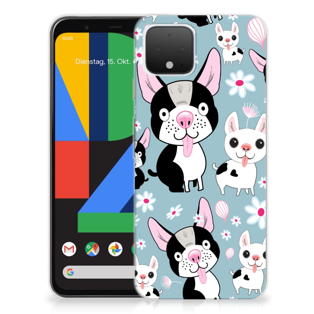 Google Pixel 4 TPU Hoesje Hondjes