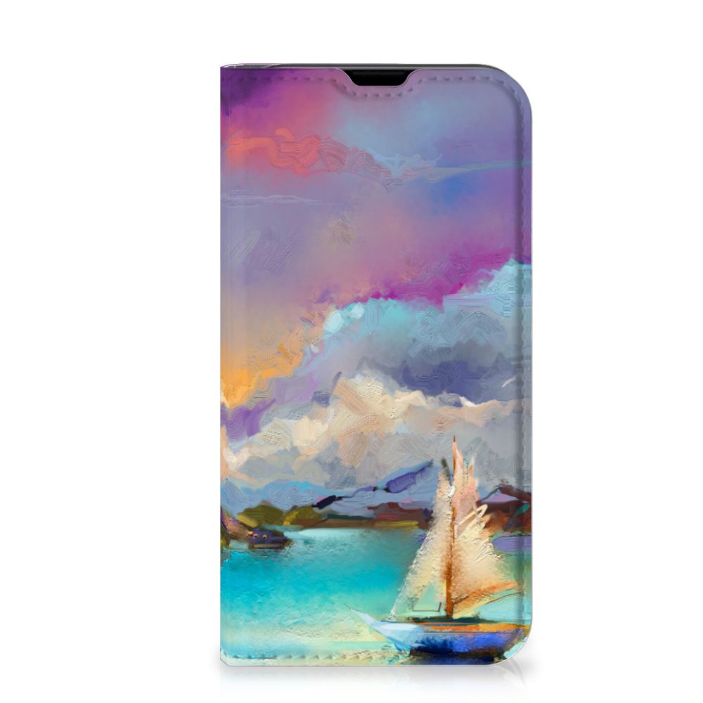 Bookcase iPhone 13 Mini Boat - B2C Telecom