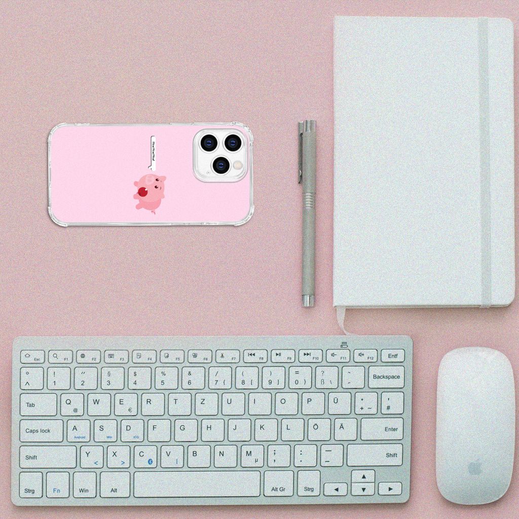 iPhone 14 Pro Stevig Bumper Hoesje Pig Mud B2C Telecom