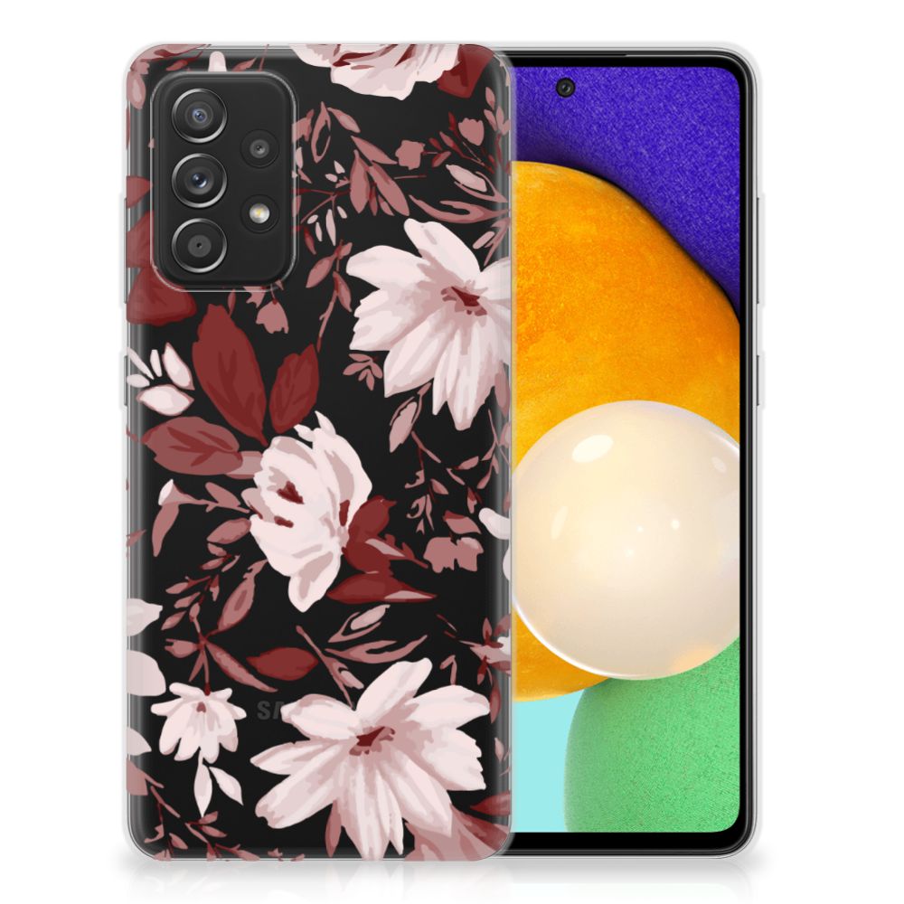 Hoesje maken Samsung Galaxy A52 (5G/4G) Watercolor Flowers