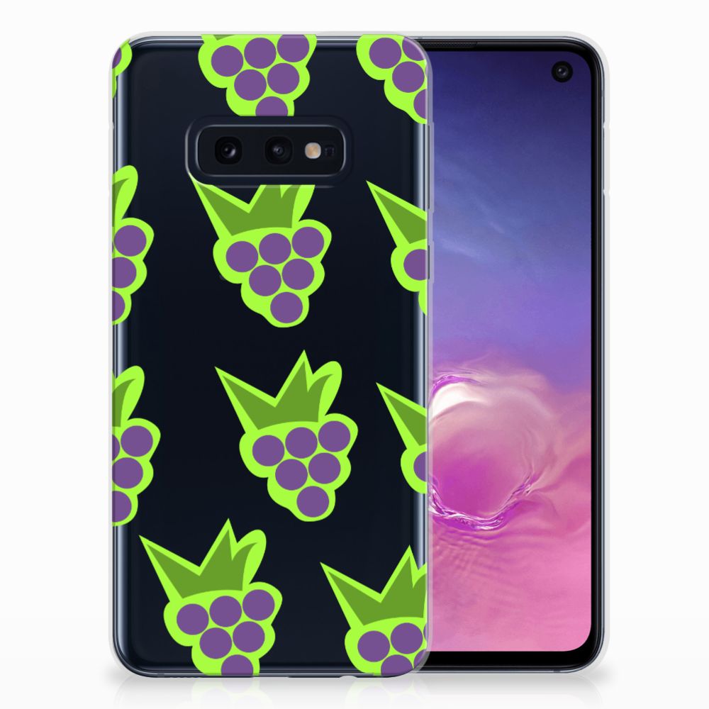 Samsung Galaxy S10e Siliconen Case Druiven
