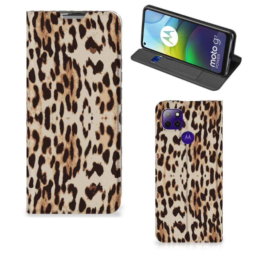 Motorola Moto G9 Power Hoesje maken Leopard