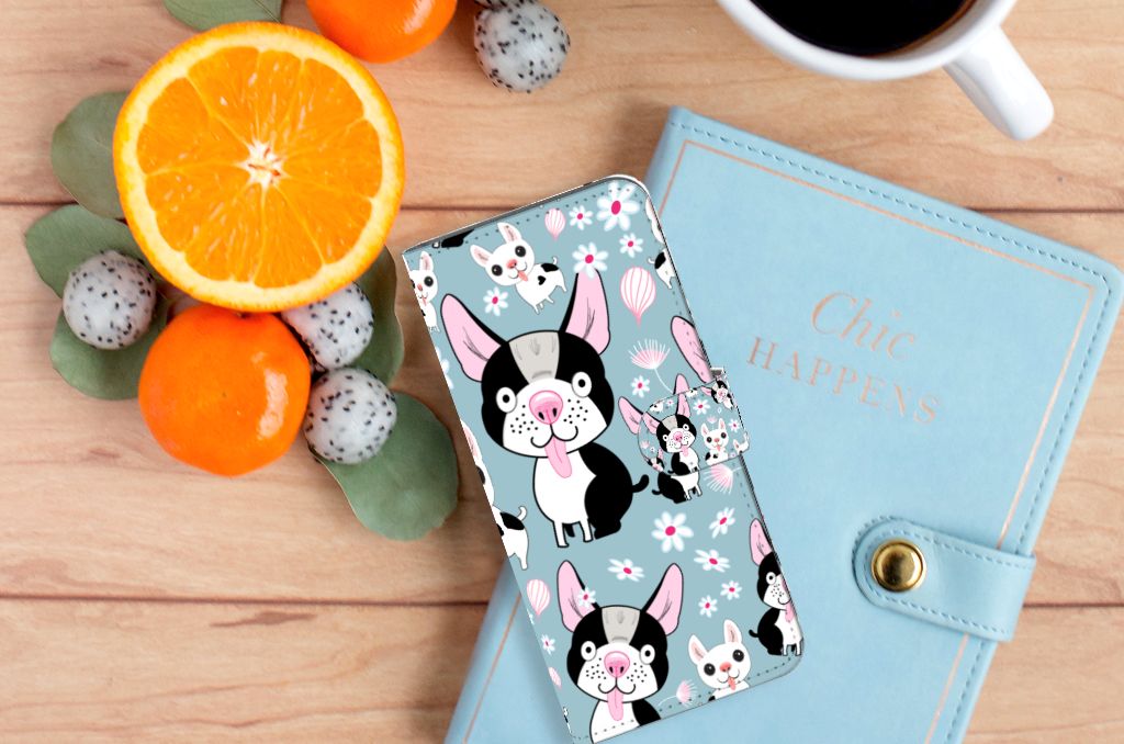 Xiaomi Redmi 10C Telefoonhoesje met Pasjes Hondjes