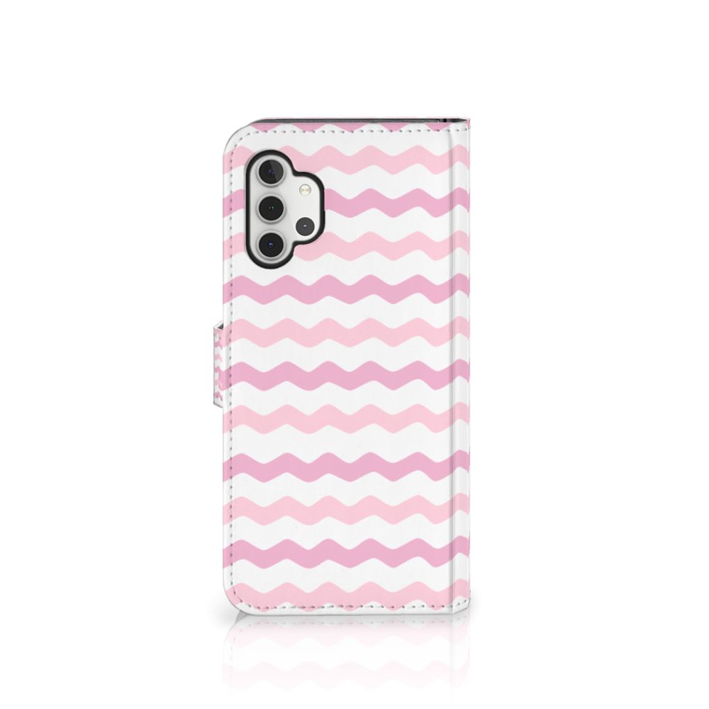 Samsung Galaxy A32 5G Telefoon Hoesje Waves Roze