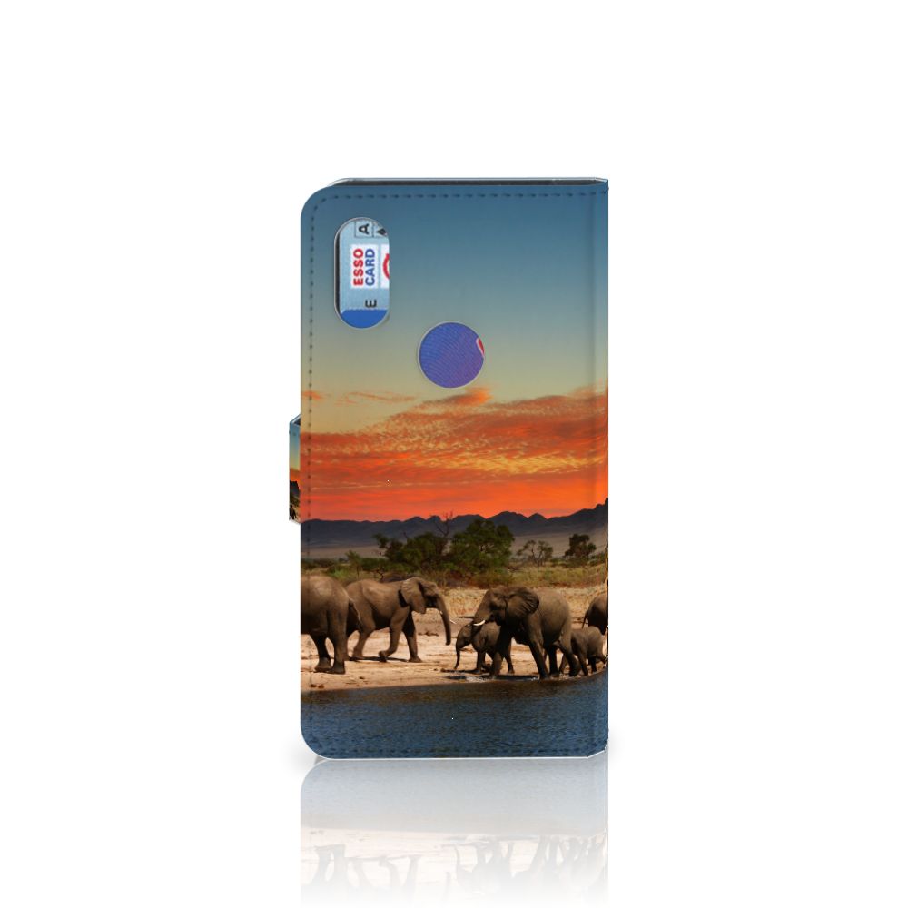 Xiaomi Mi Mix 2s Telefoonhoesje met Pasjes Olifanten