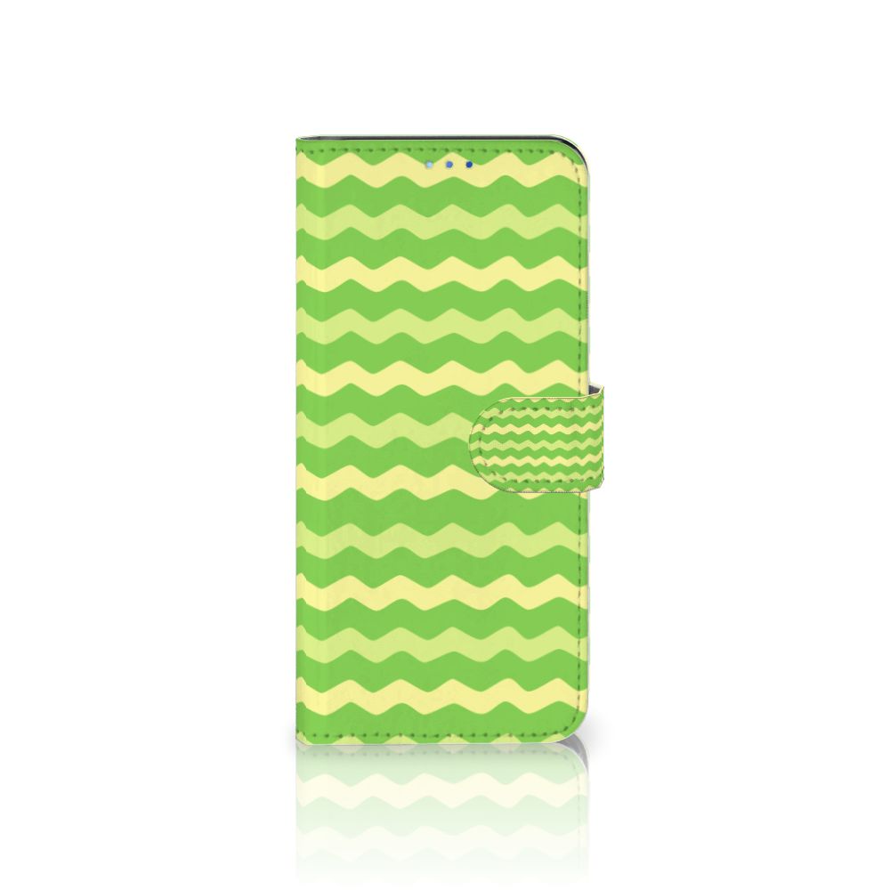 OPPO Find X3 Neo 5G Telefoon Hoesje Waves Green