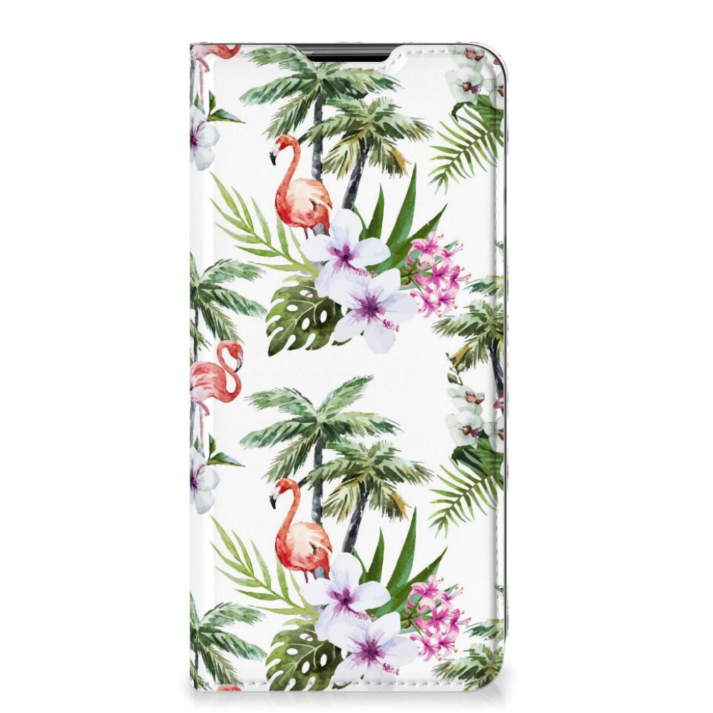 Samsung Galaxy A32 5G Hoesje maken Flamingo Palms - B2C Telecom