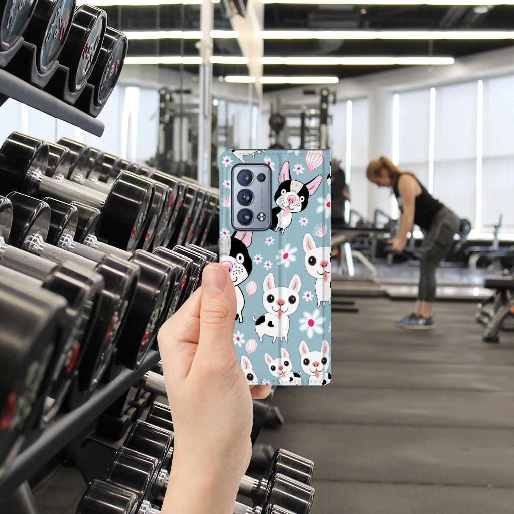 OPPO Reno 6 Pro Plus 5G Hoesje maken Hondjes - B2C Telecom