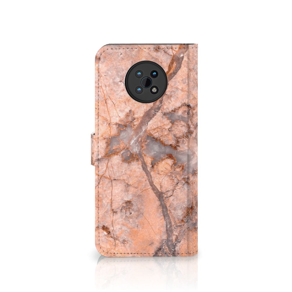 Nokia G50 Bookcase Marmer Oranje