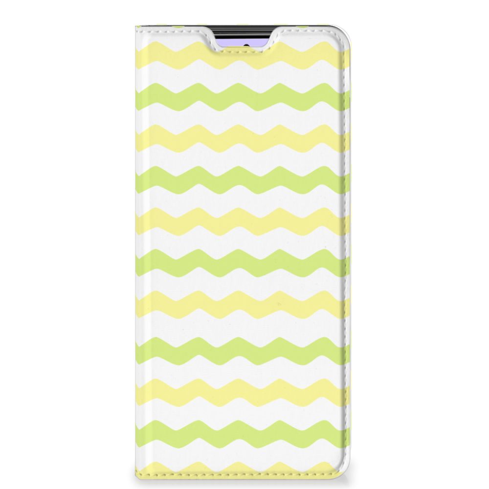 Xiaomi Redmi Note 10 Pro Hoesje met Magneet Waves Yellow - B2C Telecom