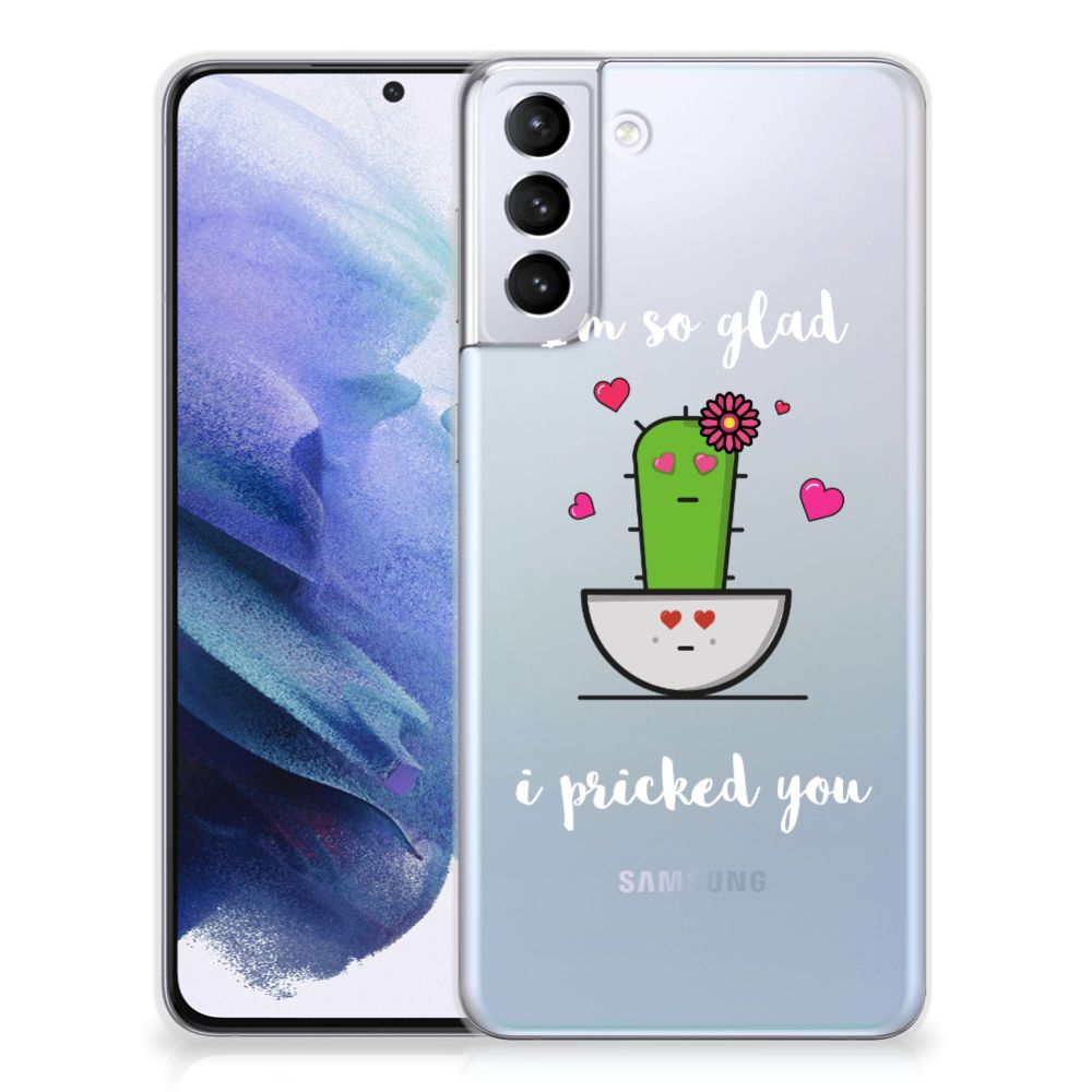 Samsung Galaxy S21 Plus Telefoonhoesje met Naam Cactus Glad B2C Telecom