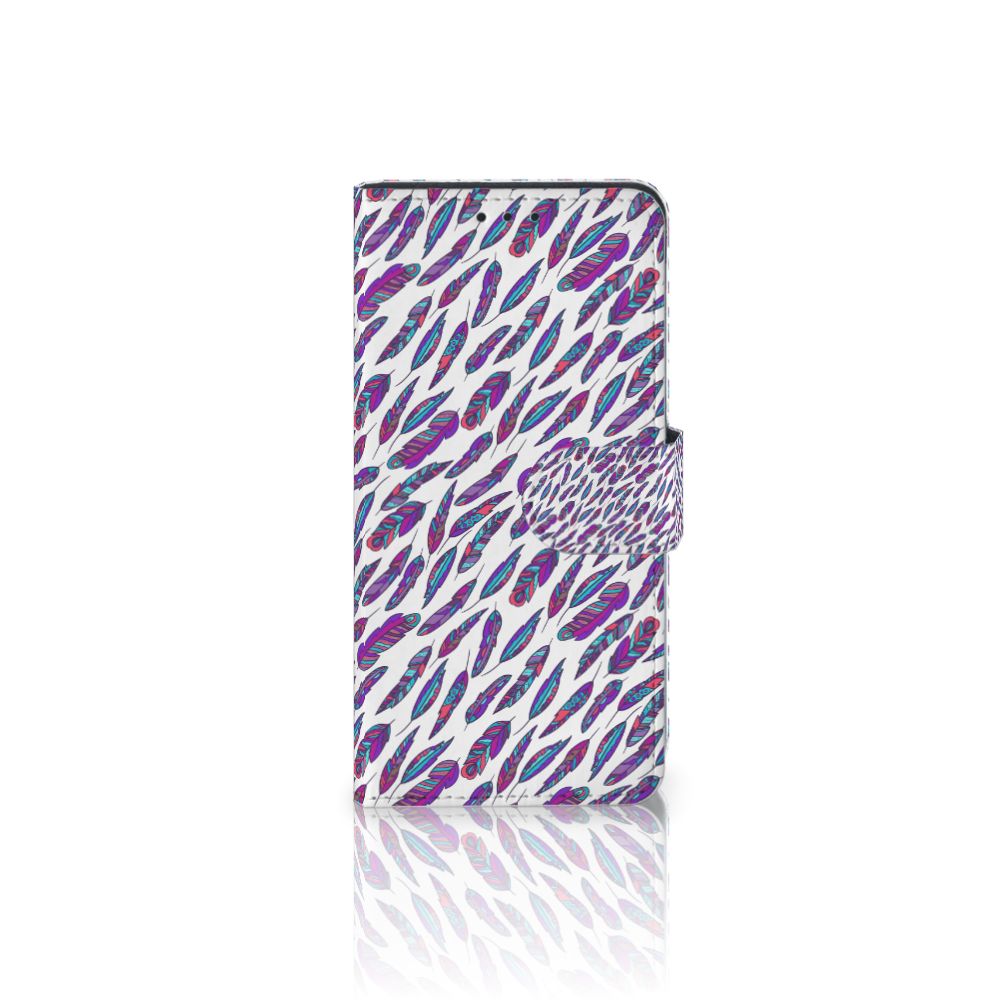 Huawei P40 Telefoon Hoesje Feathers Color