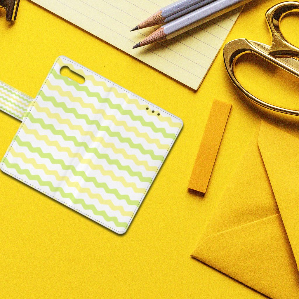 Sony Xperia X Compact Telefoon Hoesje Waves Yellow