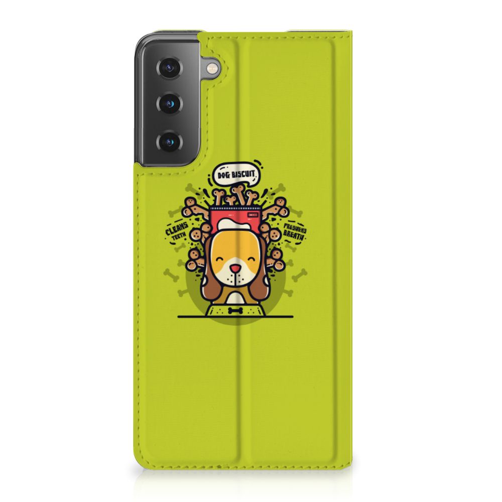 Samsung Galaxy S21 Plus Magnet Case Doggy Biscuit - B2C Telecom