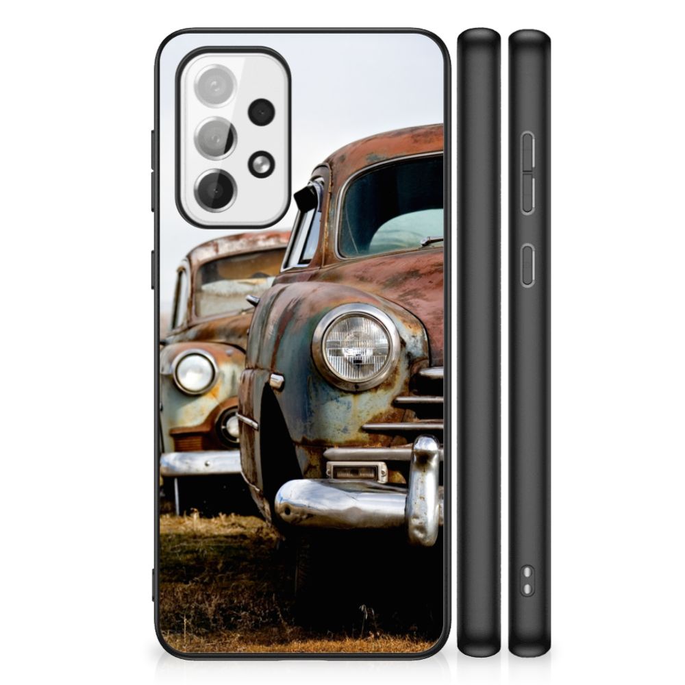 Samsung Galaxy A73 Silicone Back Case Vintage Auto B2C Telecom