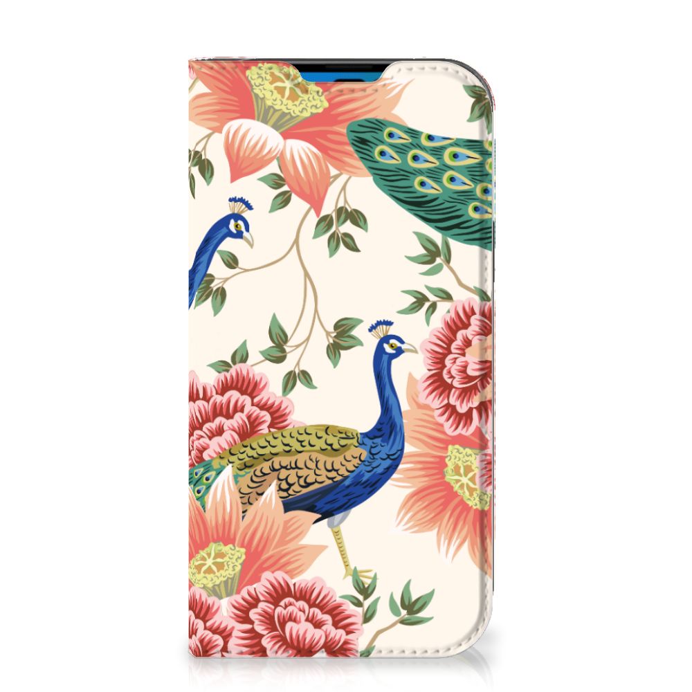 Hoesje maken voor iPhone 14 Pro Pink Peacock - B2C Telecom