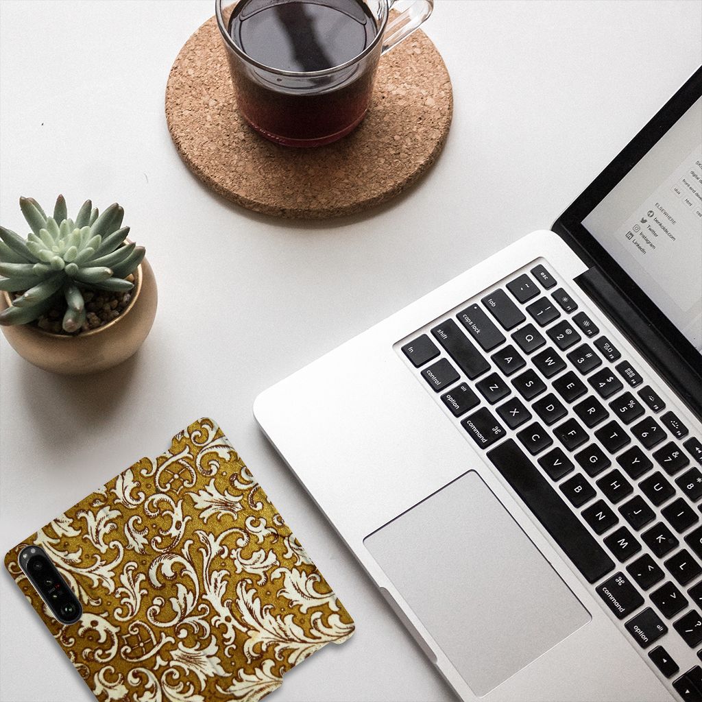 Telefoon Hoesje Sony Xperia 1 III Barok Goud - B2C Telecom