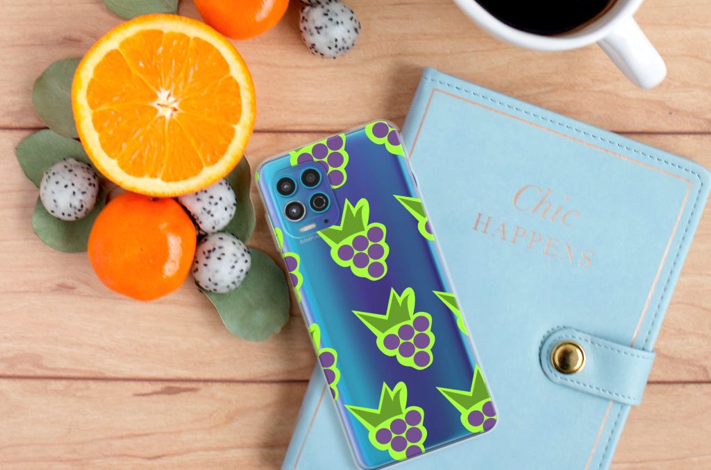 Motorola Moto G100 Siliconen Case Druiven B2C Telecom
