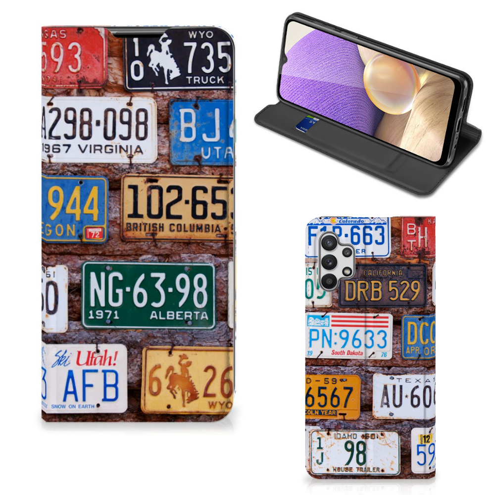Samsung Galaxy A32 5G Stand Case Kentekenplaten - B2C Telecom