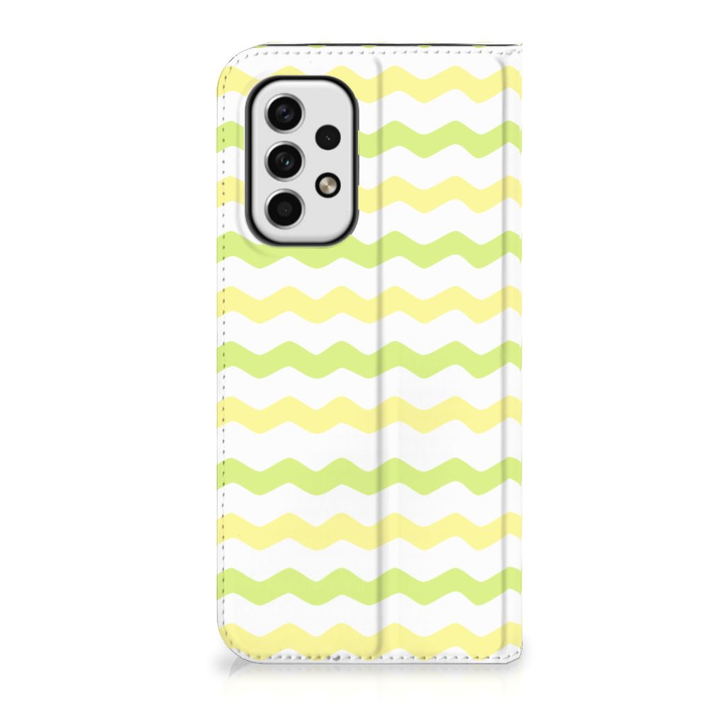 Samsung Galaxy A23 Hoesje met Magneet Waves Yellow - B2C Telecom