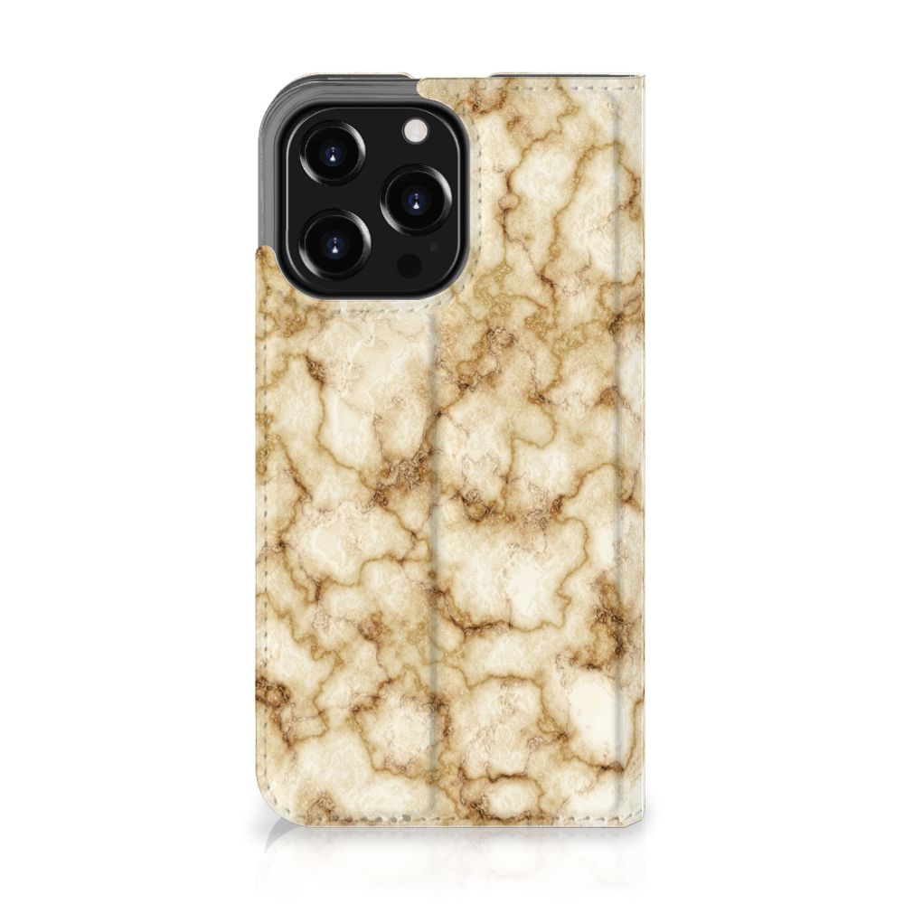 iPhone 13 Pro Standcase Marmer Goud - B2C Telecom