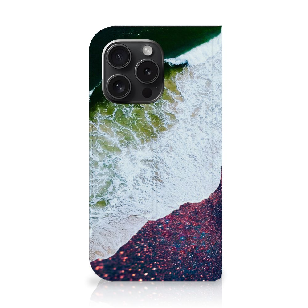 iPhone 15 Pro Stand Case Sea in Space met een artistiek zeebeeeld 🌊