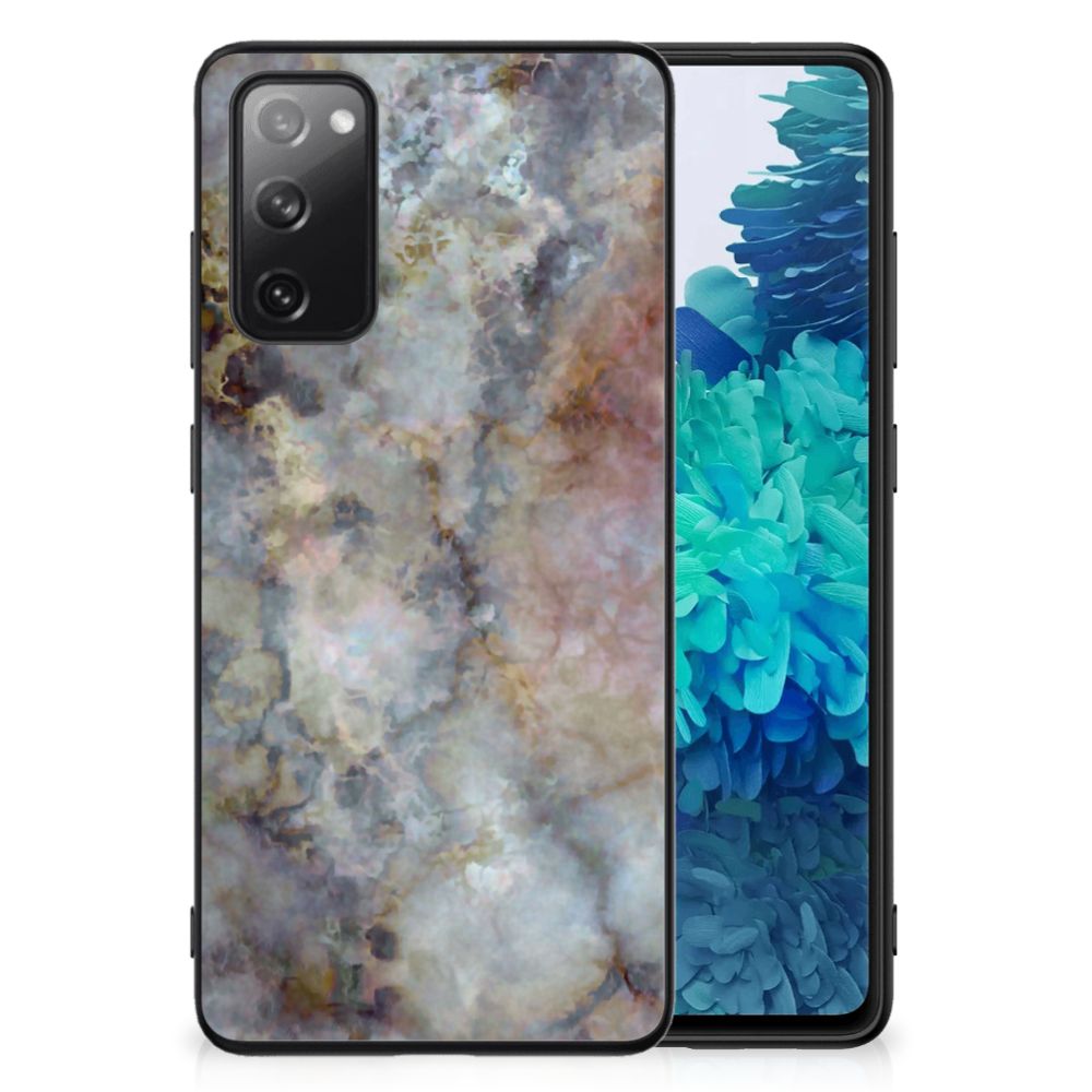Samsung Galaxy S20 FE Marmeren Print Telefoonhoesje Marmer Grijs B2C Telecom