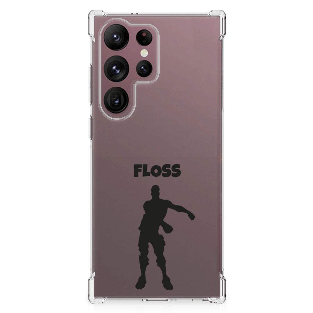 Samsung Galaxy S23 Ultra Stevig Bumper Hoesje Floss