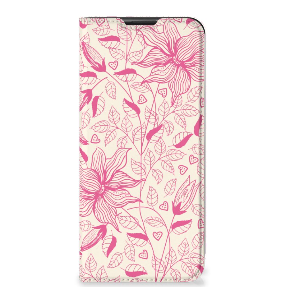 Motorola Moto G9 Play Smart Cover Pink Flowers - B2C Telecom