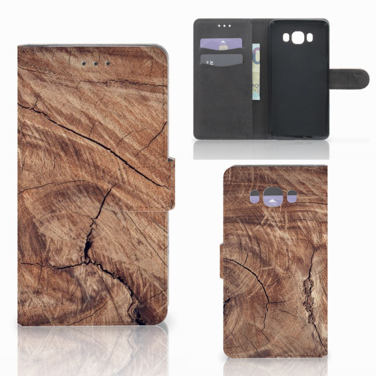 Samsung Galaxy J7 2016 Book Style Case Tree Trunk