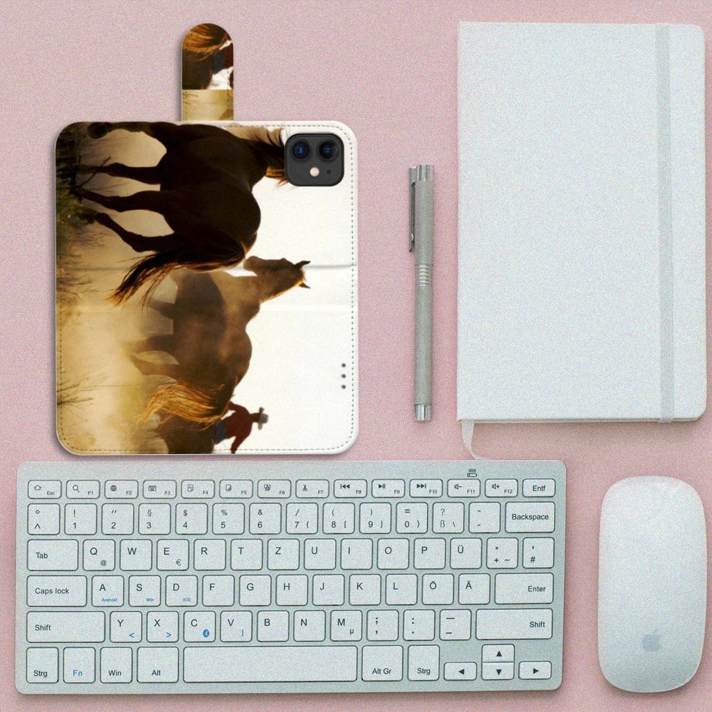 Apple iPhone 11 Telefoonhoesje met Pasjes Design Cowboy