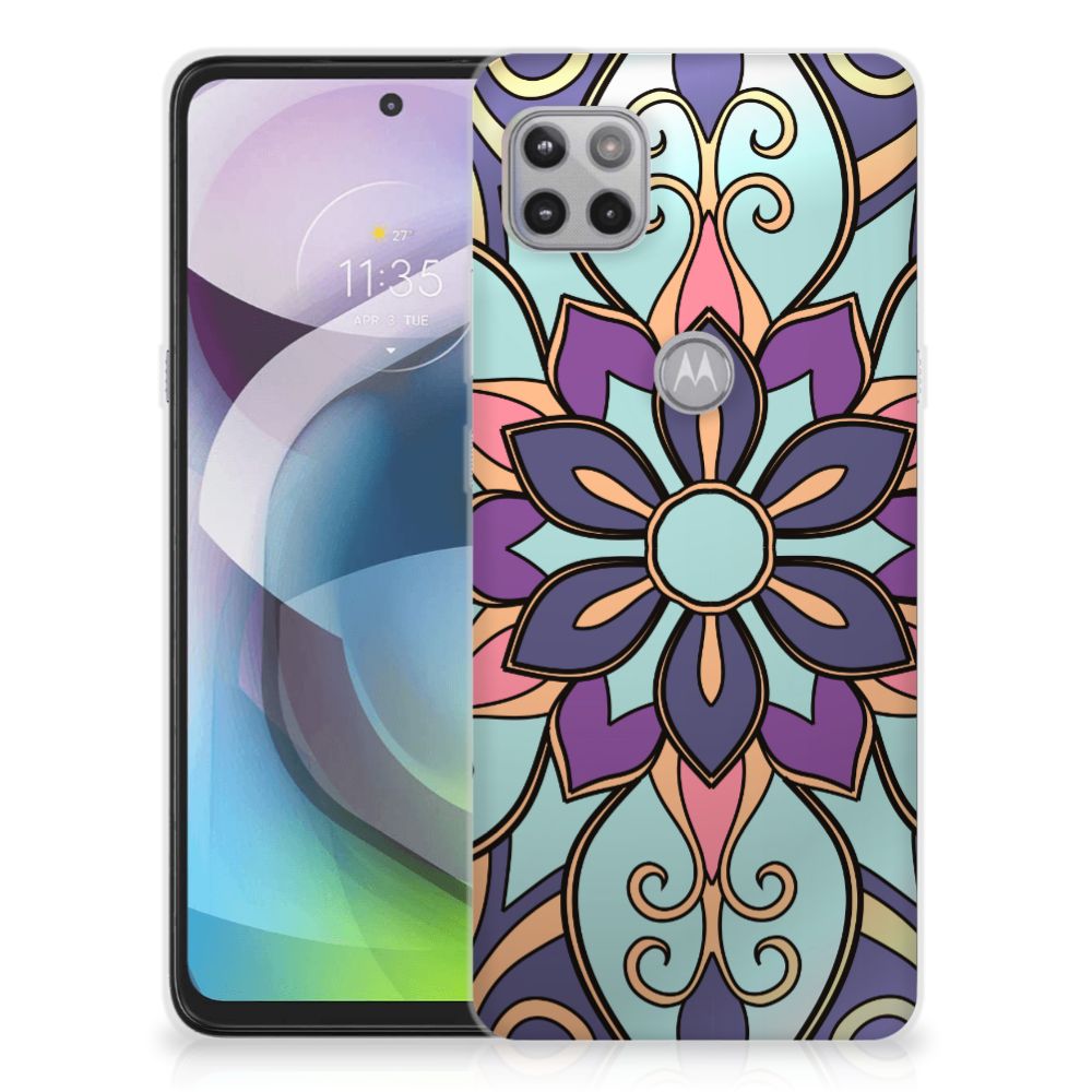 Motorola Moto G 5G TPU Case Purple Flower B2C Telecom